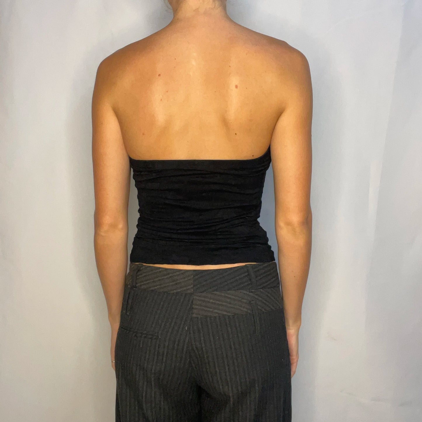 Vintage Black Tube Tank Top