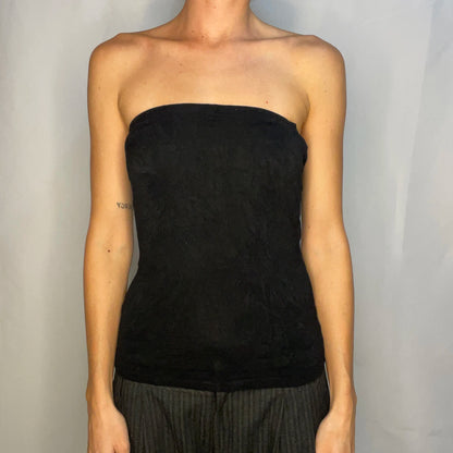 Vintage Black Tube Tank Top