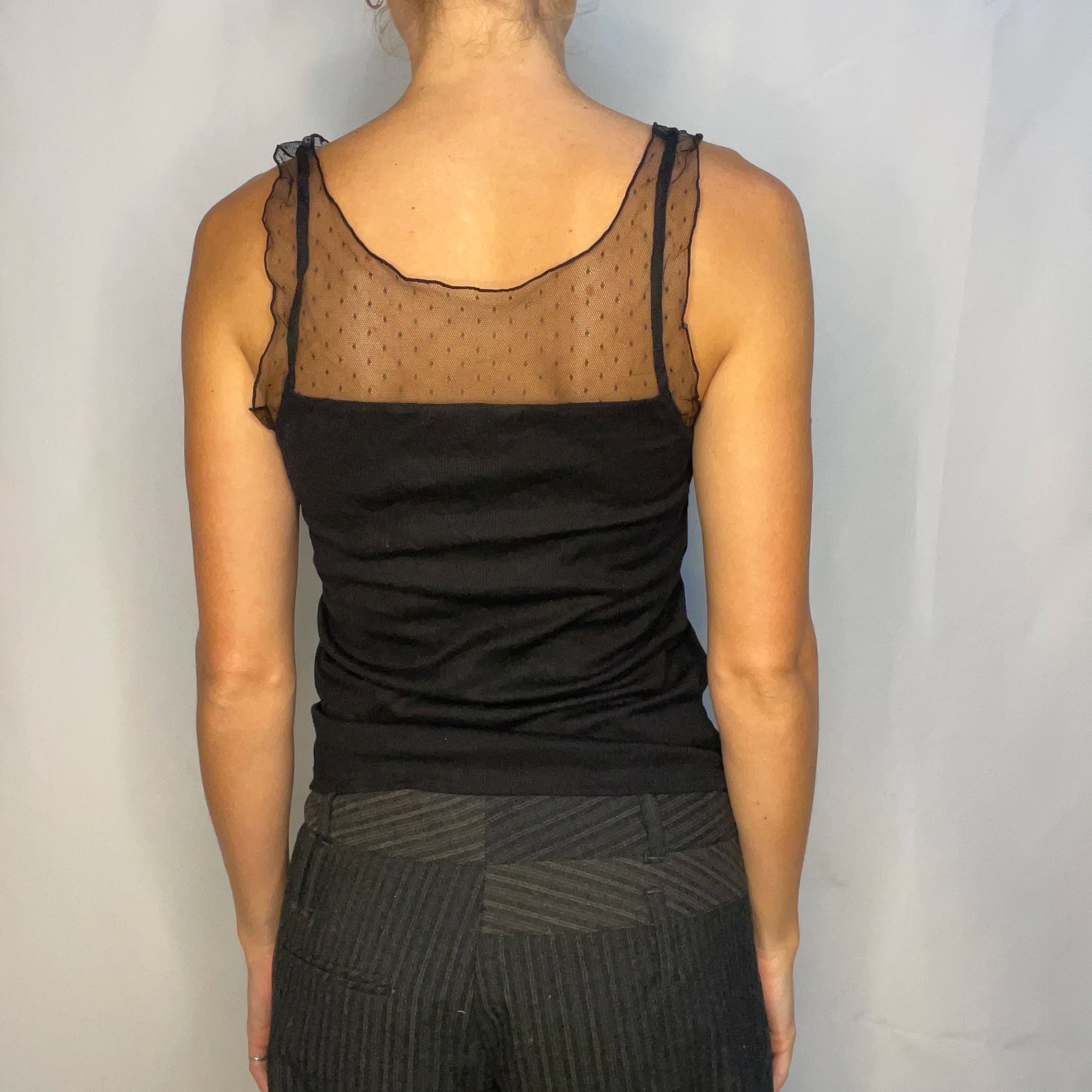 Vintage Black Tank Top