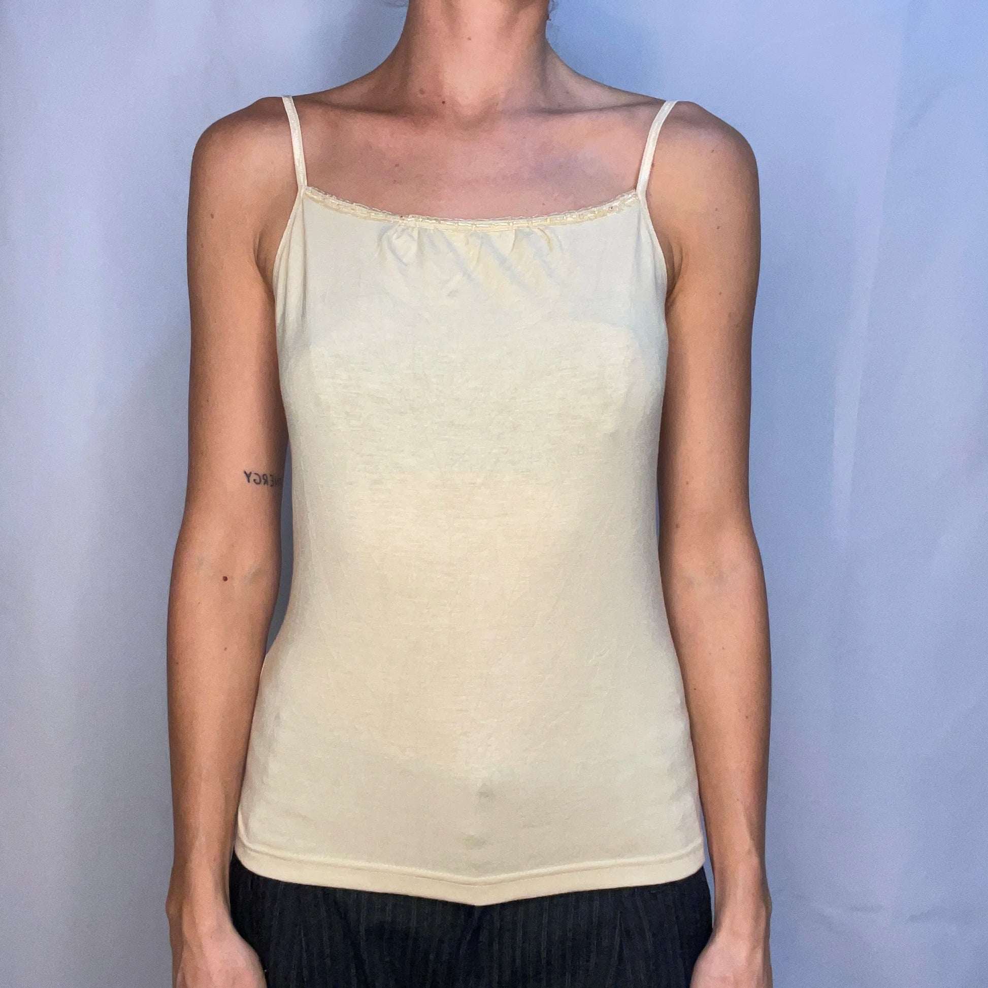 Vintage Beige Tank Top