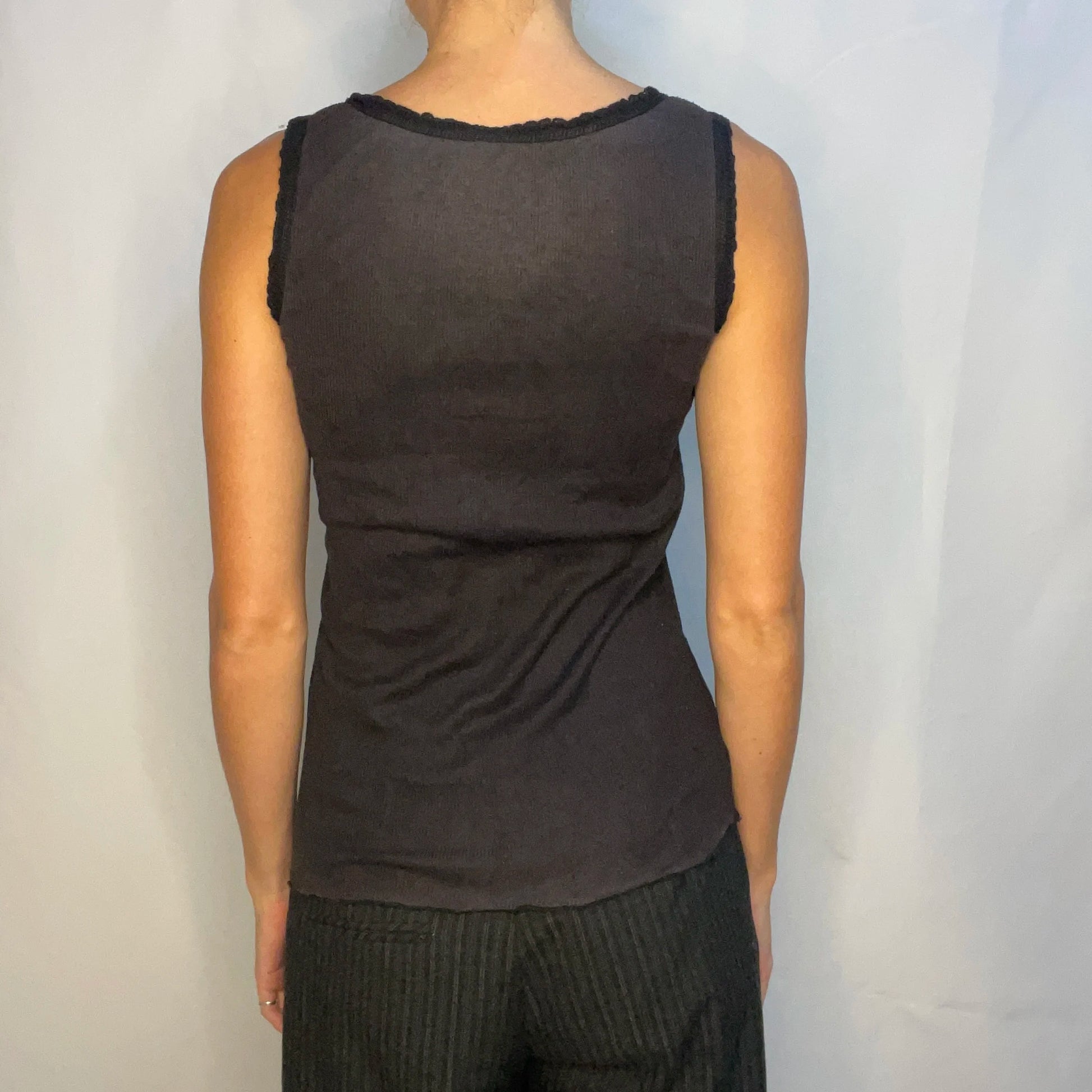 Vintage Black Tank Top