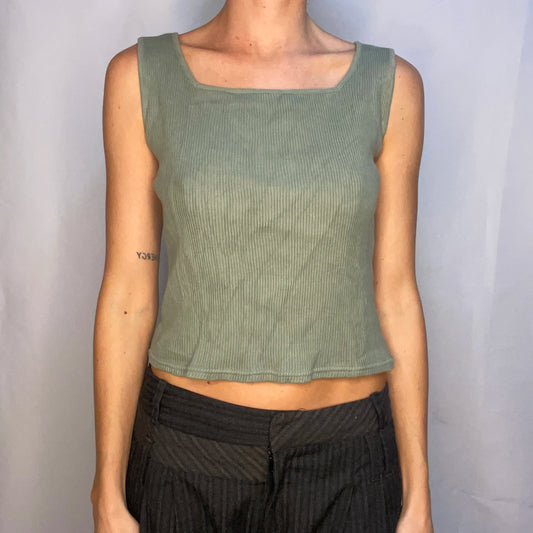 Vintage Green Tank Top