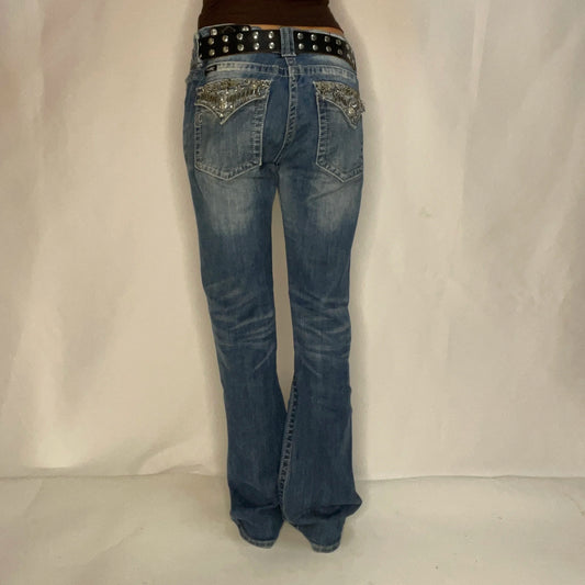 Vintage Miss Me Denim Low Rise Jeans