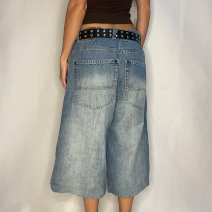 Vintage Denim Baggy Shorts
