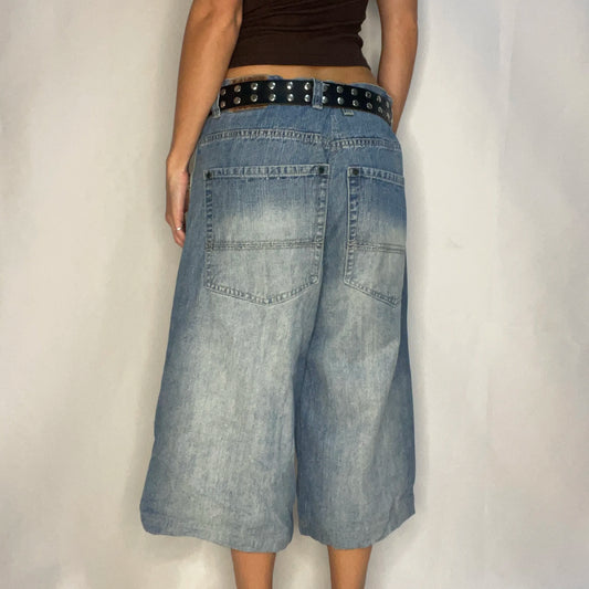 Vintage Denim Baggy Shorts