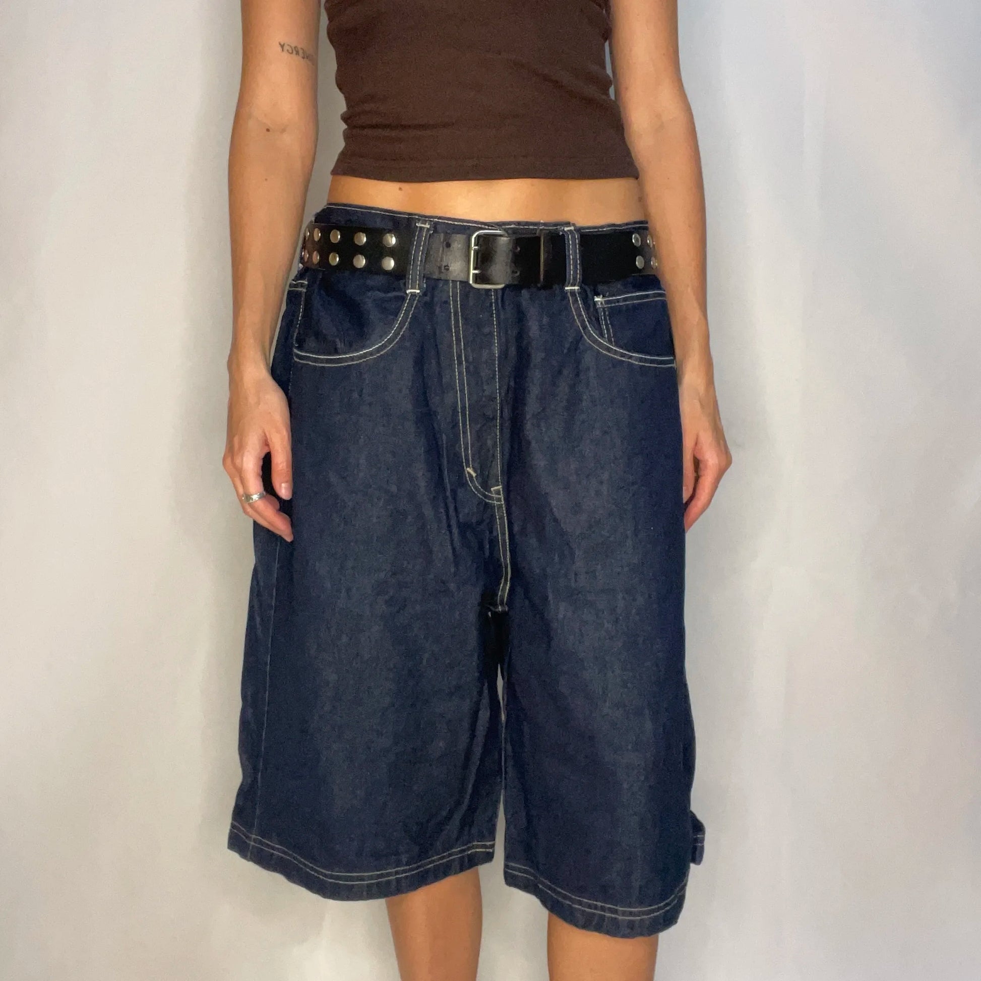 Vintage Qruel Denim Baggy Shorts