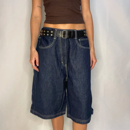 Vintage Qruel Denim Baggy Shorts