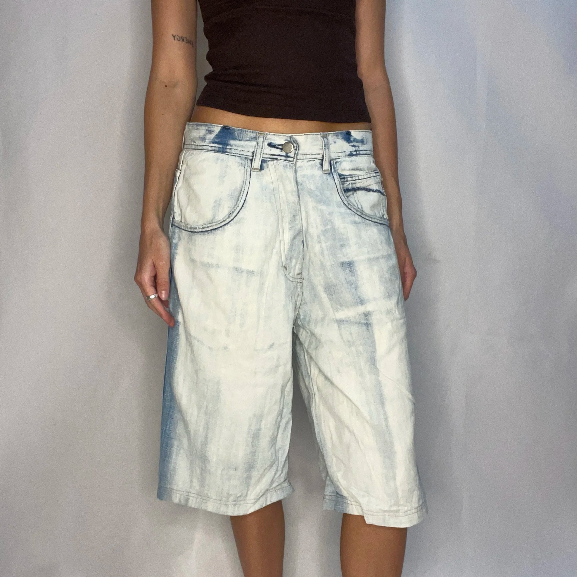 Vintage Pelle Pelle Denim Baggy Shorts