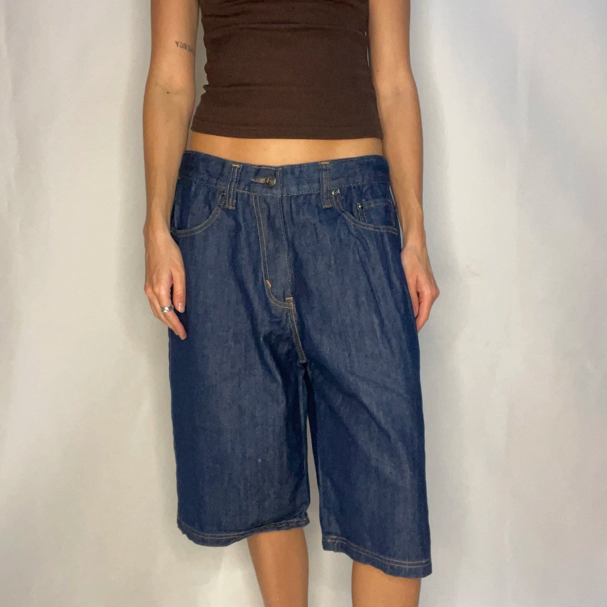 Vintage Access Apparel Denim Baggy Shorts