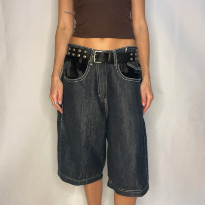 Vintage Platinum Gear Denim Baggy Shorts