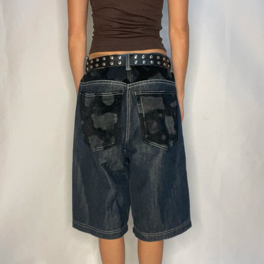 Vintage Platinum Gear Denim Baggy Shorts