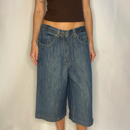 Vintage Guide Series Denim Baggy Shorts