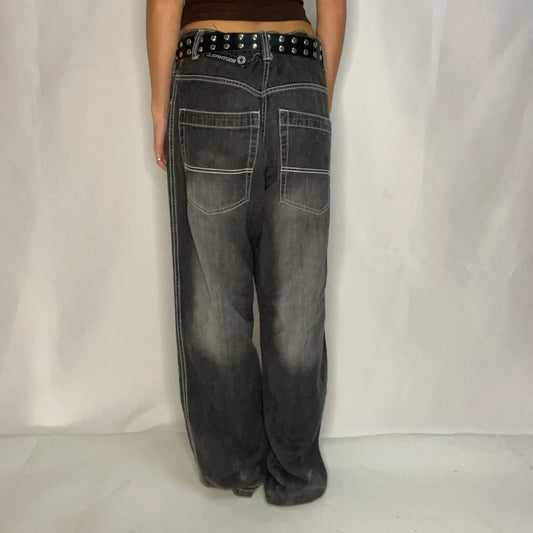 Vintage Southpole Black Denim Baggy Jeans
