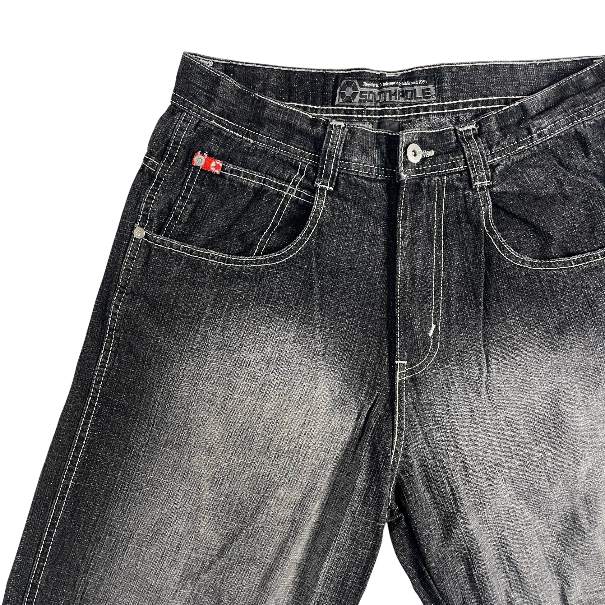 Vintage Southpole Black Denim Baggy Jeans