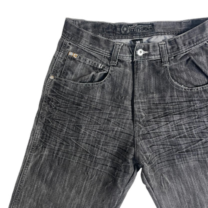 Vintage Southpole Black Denim Baggy Jeans