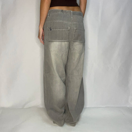 Vintage Southpole Grey Denim Baggy Jeans