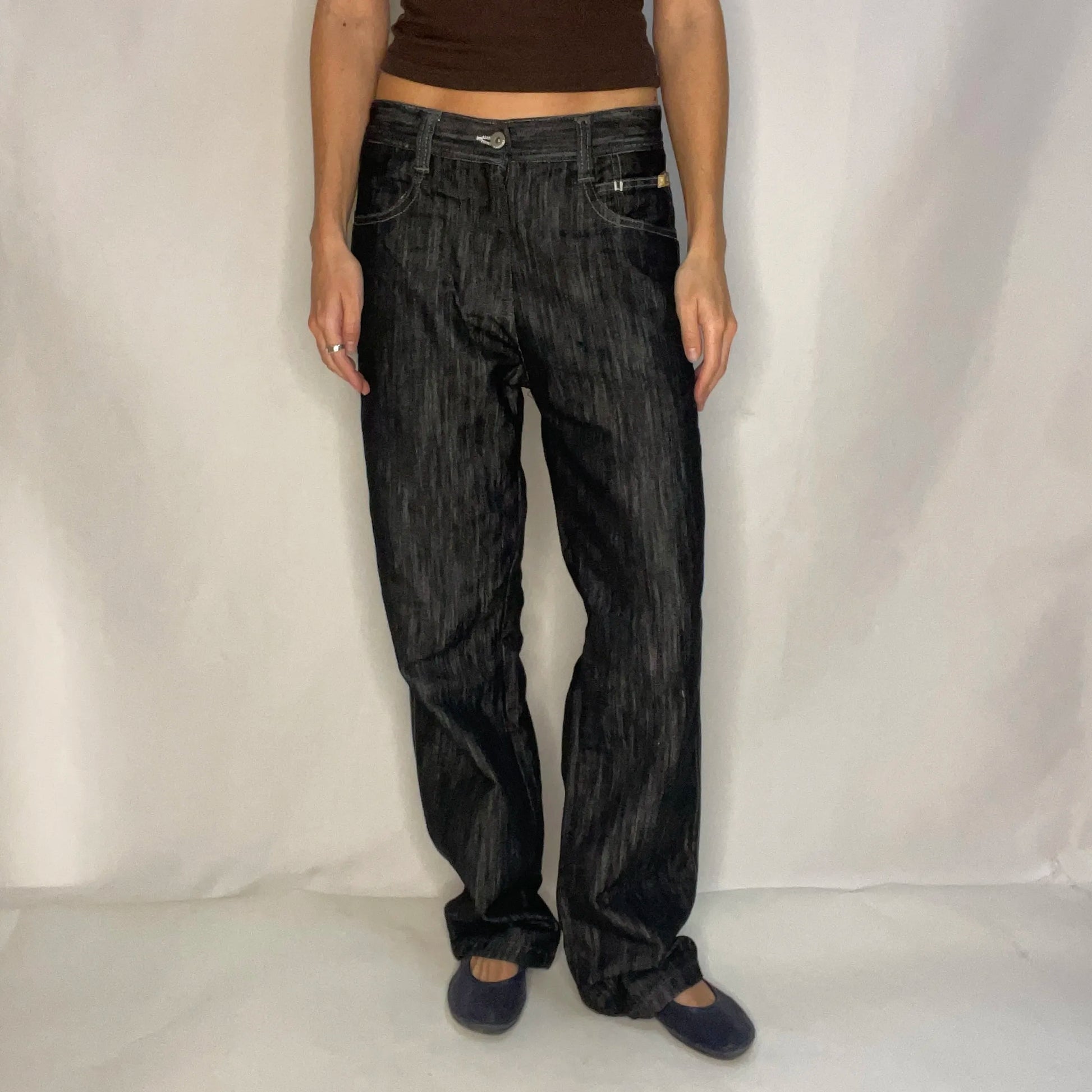 Vintage Southpole Black Denim Baggy Jeans