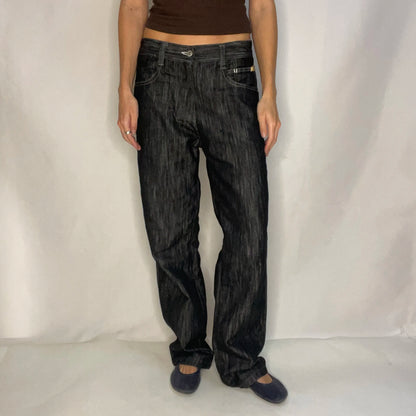 Vintage Southpole Black Denim Baggy Jeans