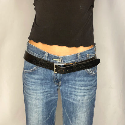 Vintage Black Belt
