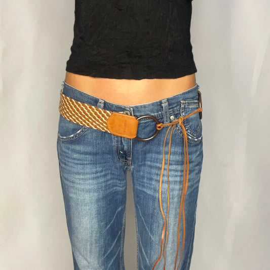 Vintage Brown Boho Belt
