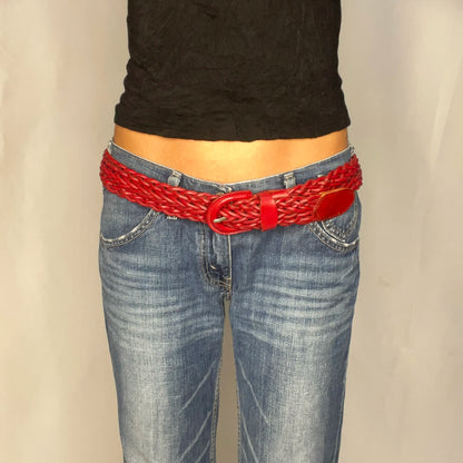 Vintage Red Belt