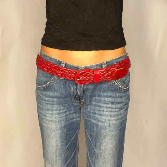 Vintage Red Belt
