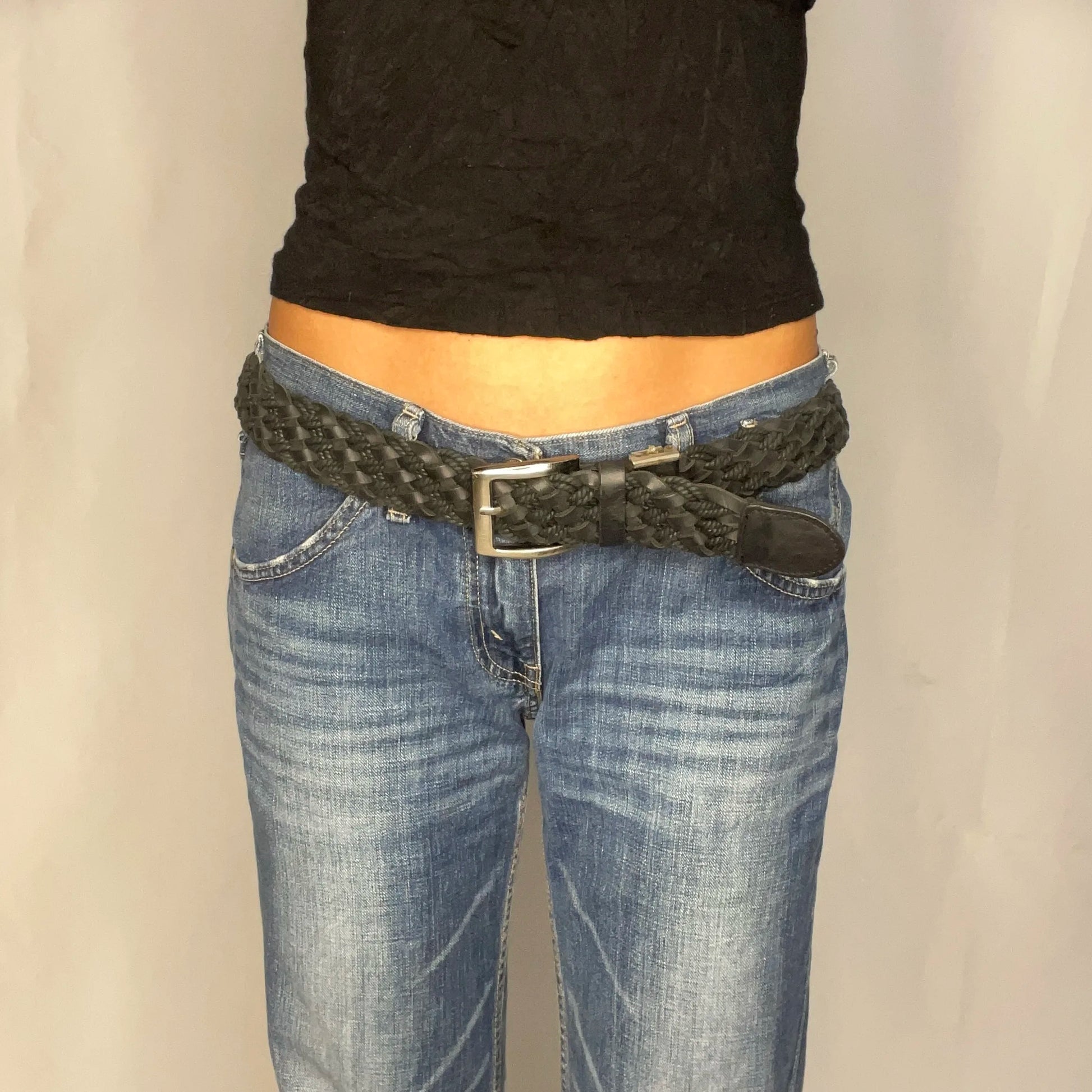 Vintage Black Belt