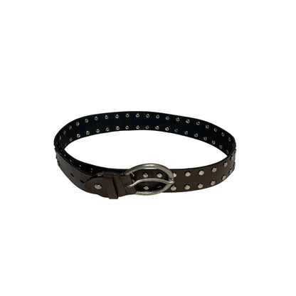 Vintage Studded Brown Belt
