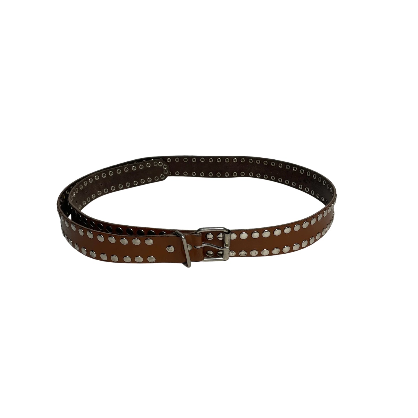 Vintage Studded Brown Belt