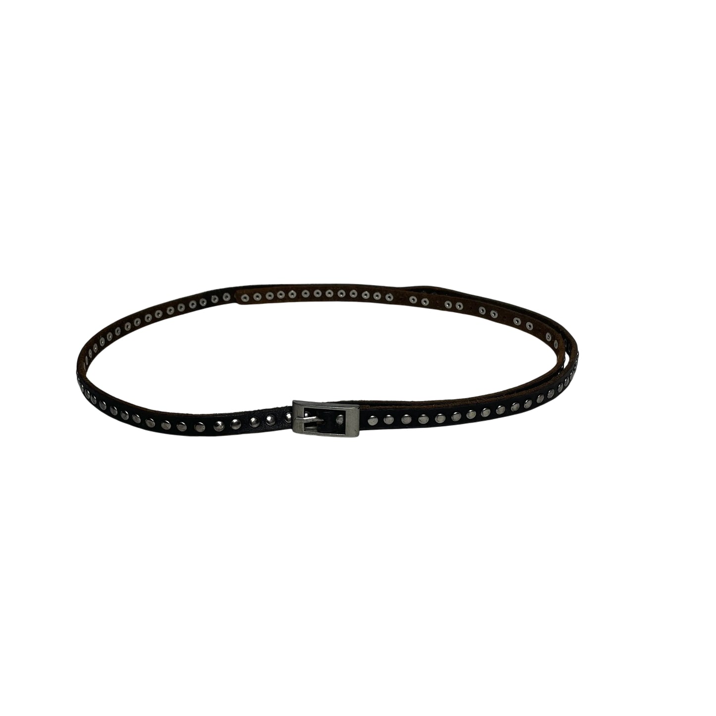 Vintage Studded Black Belt