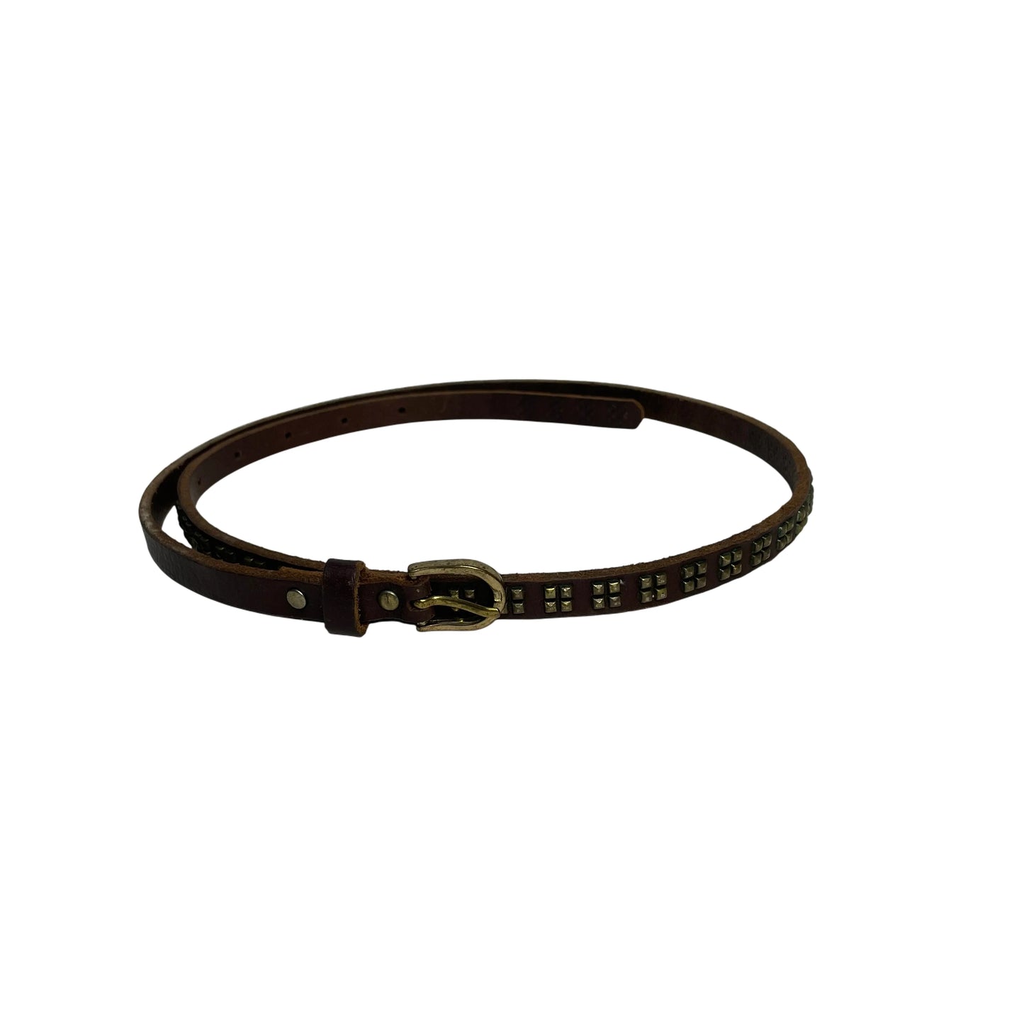 Vintage Studded Brown Belt