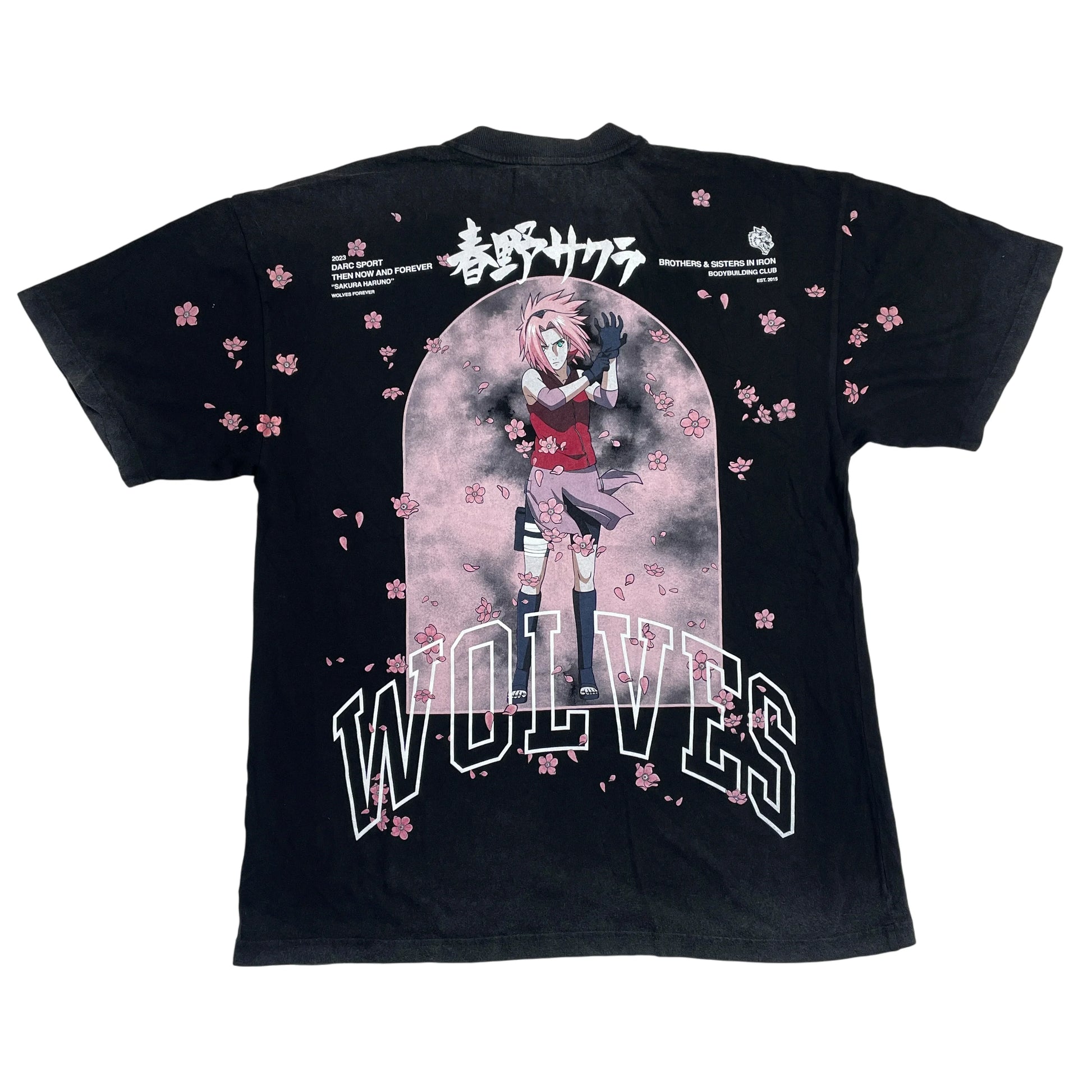 Vintage Black Naruto Shippuden T-Shirt