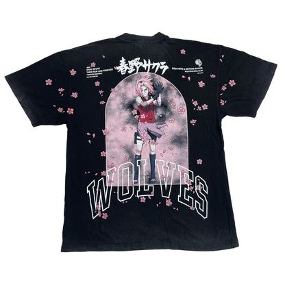 Vintage Black Naruto Shippuden T-Shirt