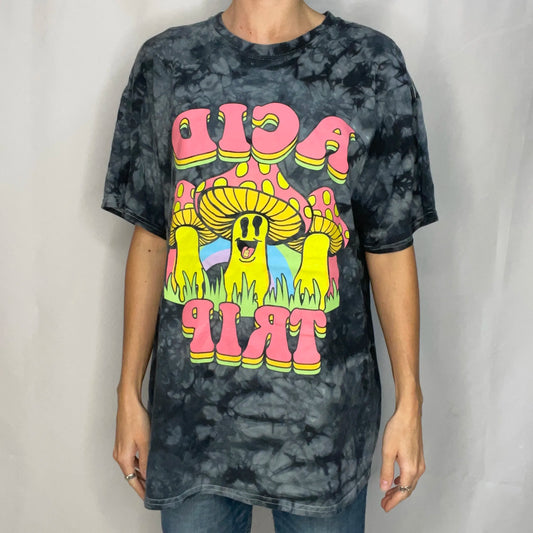 Vintage Acid Trip Black T-shirt