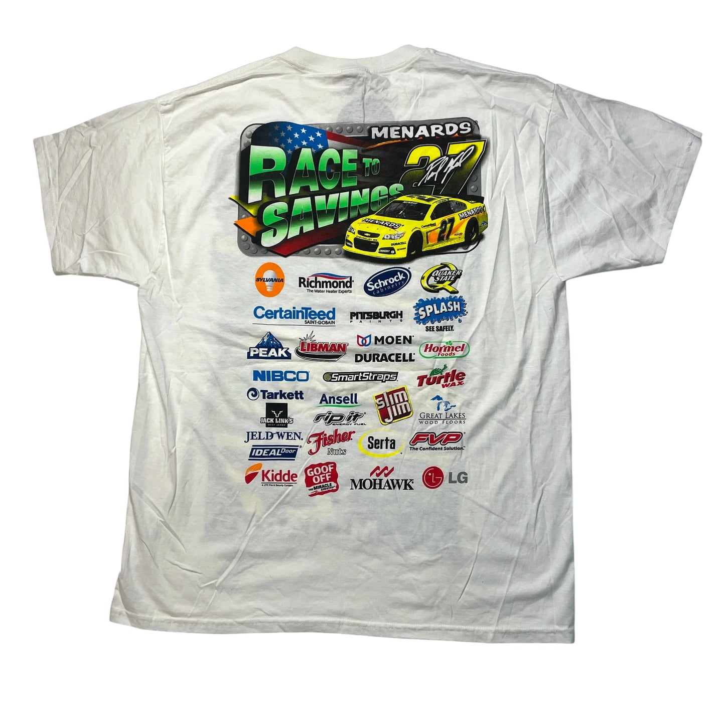 Vintage Race White T-shirt