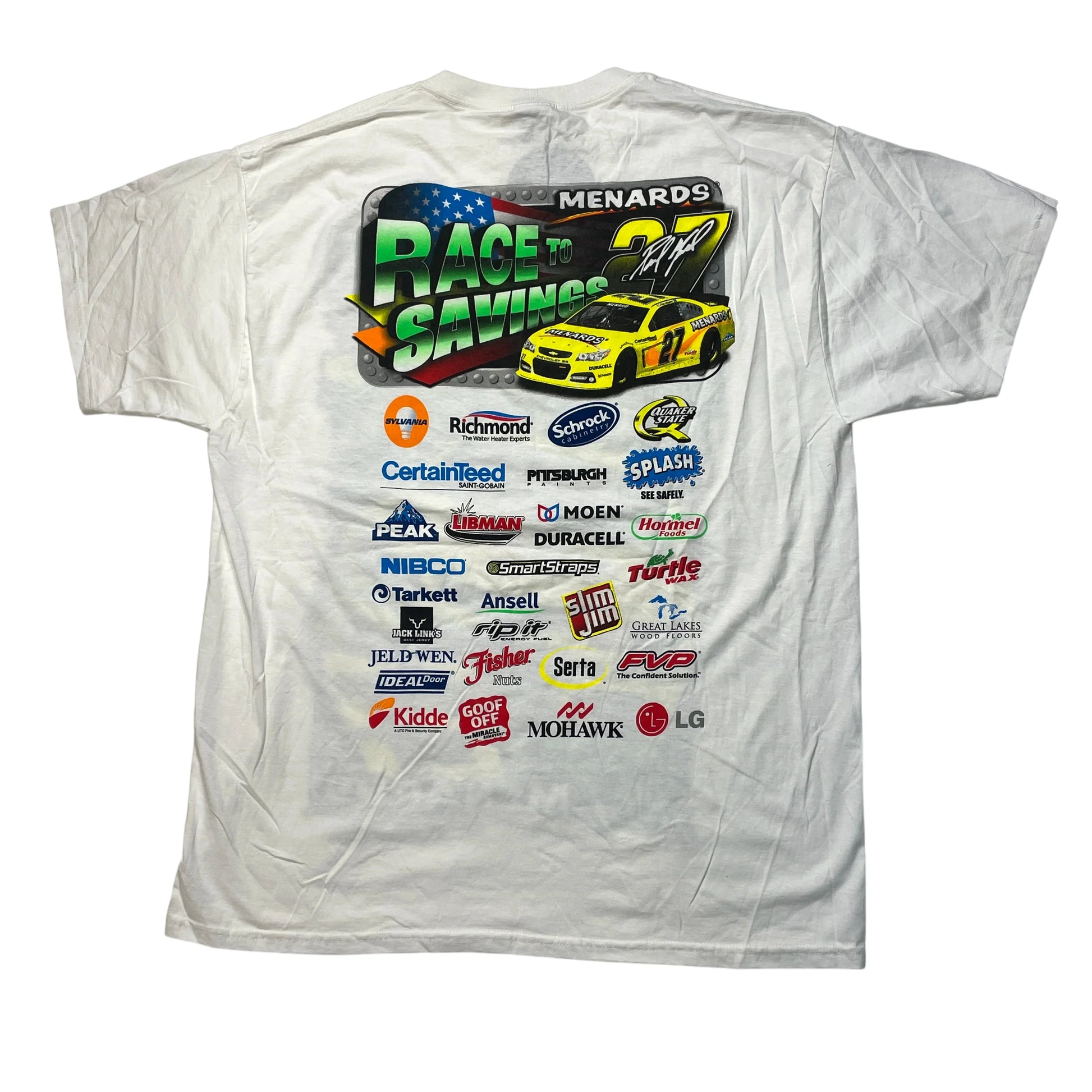 Vintage Race White T-shirt