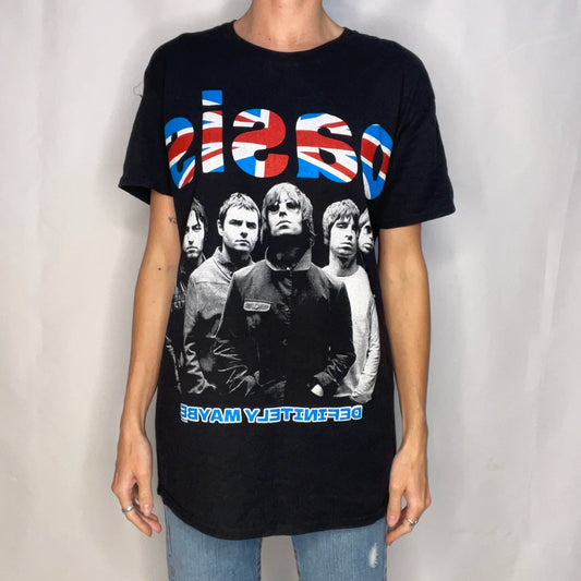 Vintage Oasis Black T-shirt
