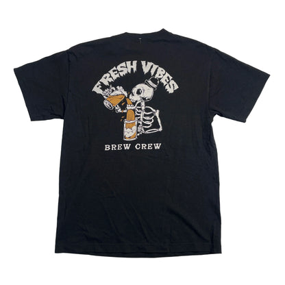 Vintage Fresh Vibes Black T-shirt