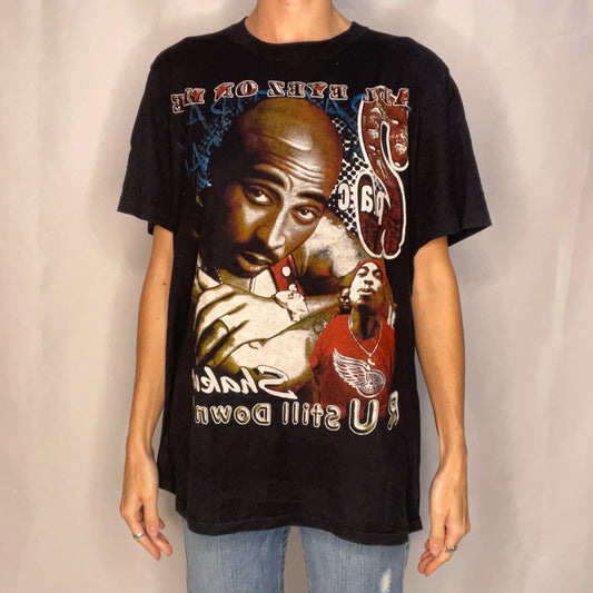 Vintage Tupac Black T-shirt