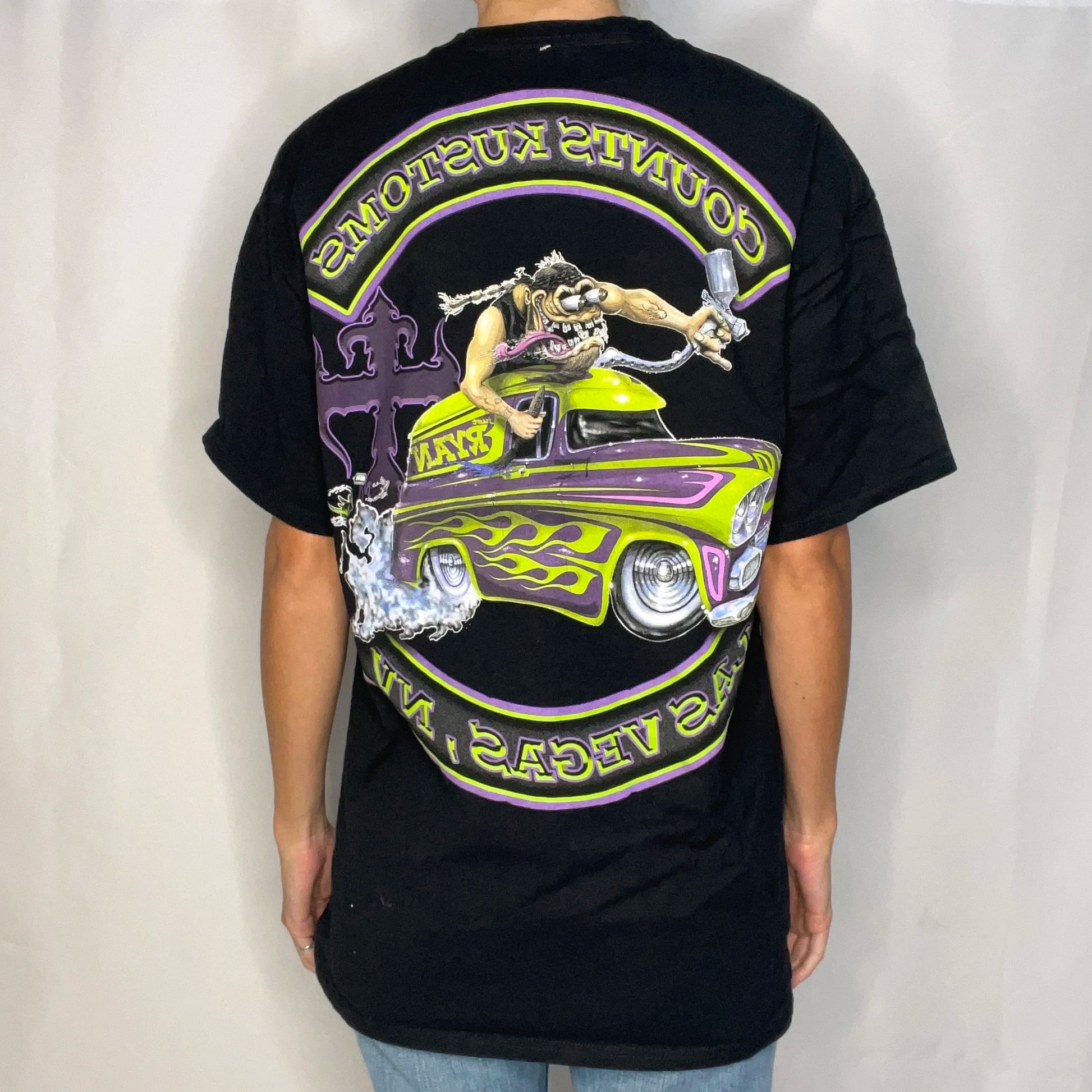 Vintage Counts Kustoms Black T-shirt