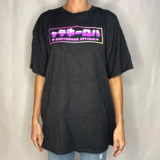 Vintage Hello Kitty Black T-shirt