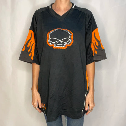 Vintage Harley-davidson Black Jersey