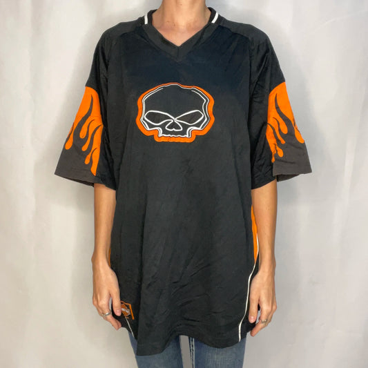 Vintage Harley-davidson Black Jersey