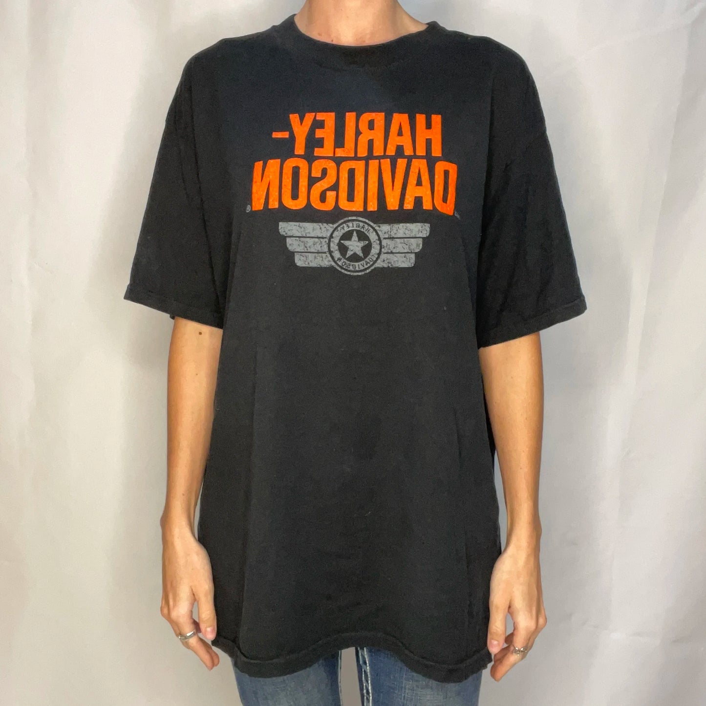 Vintage Harley-davidson Black T-shirt
