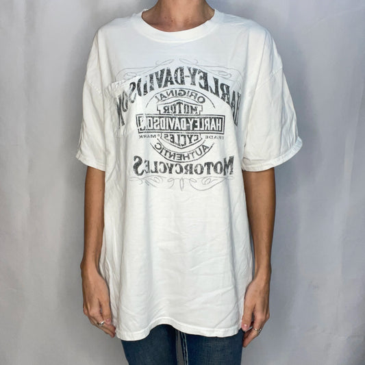 Vintage Harley-Davidson White T-shirt