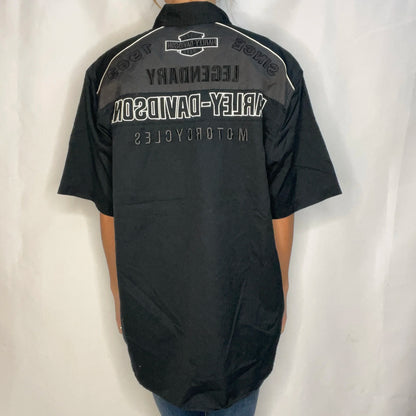 Vintage Harley-Davidson Black Work Shirt