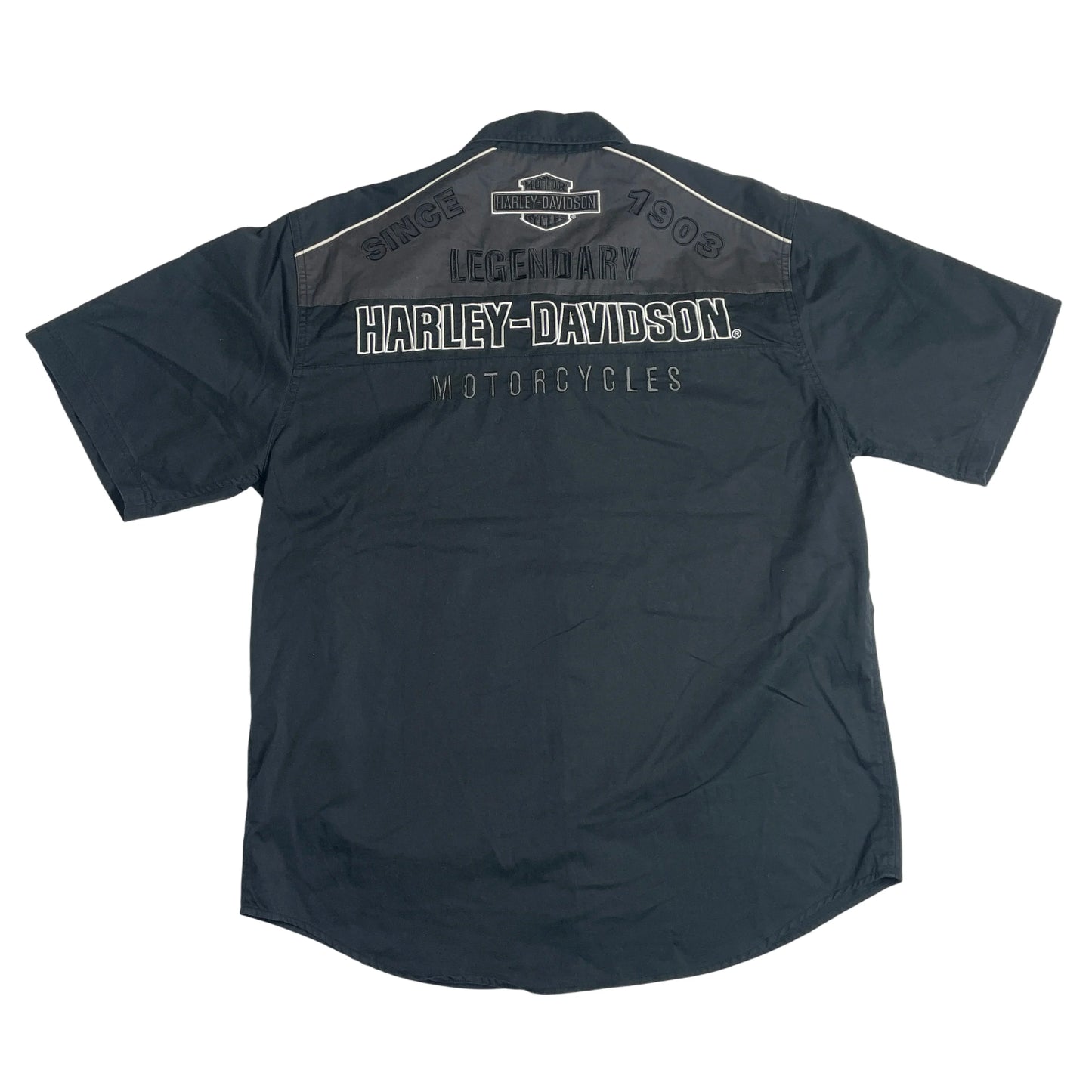 Vintage Harley-Davidson Black Work Shirt