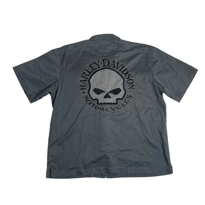 Vintage Harley-Davidson Grey Work Shirt