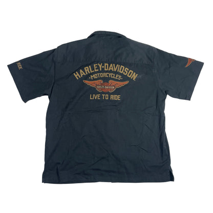 Vintage Harley-Davidson Black Work Shirt
