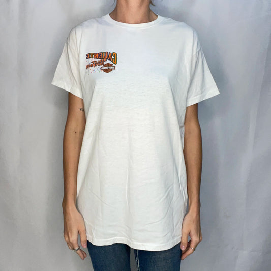Vintage Harley-davidson White T-shirt